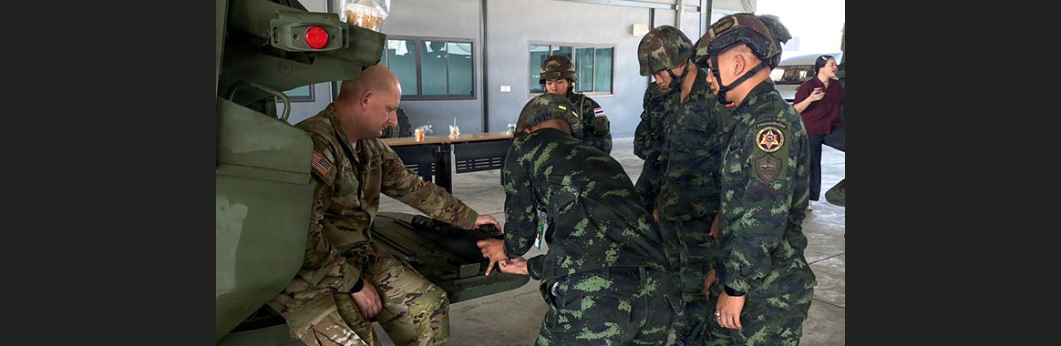 Washington Guard, Royal Thai Army Strengthen Ties With Stryker Leader Exchange